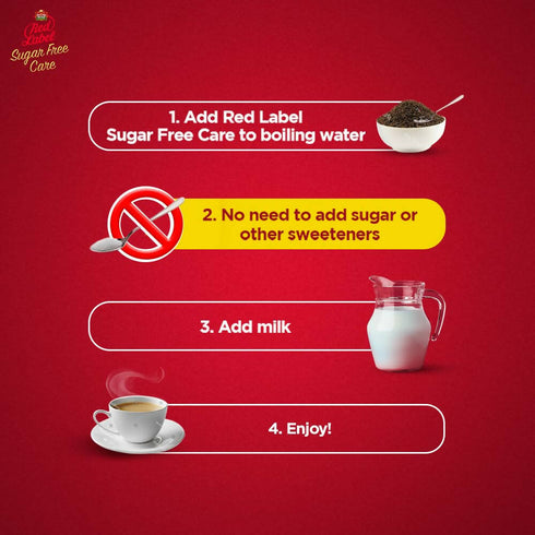 Red Label Sugar Free Care Spiced Tea Mix